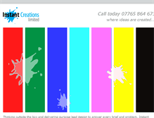 Tablet Screenshot of instantcreations.com